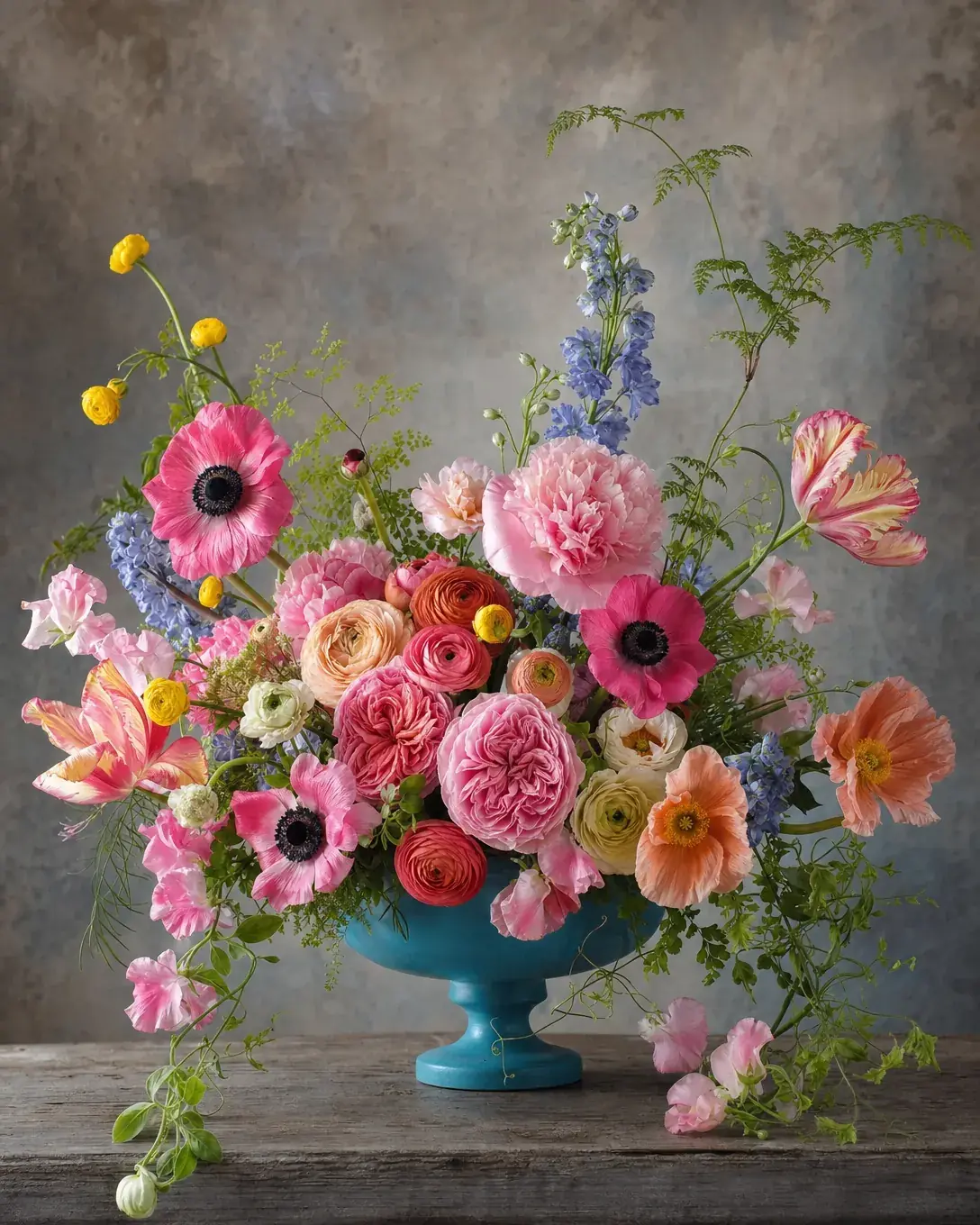 Azure Reverie - Limited edition garden flower arrangement Miami