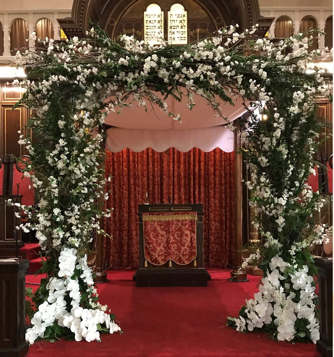 aura design instagram post - synagogue chuppah