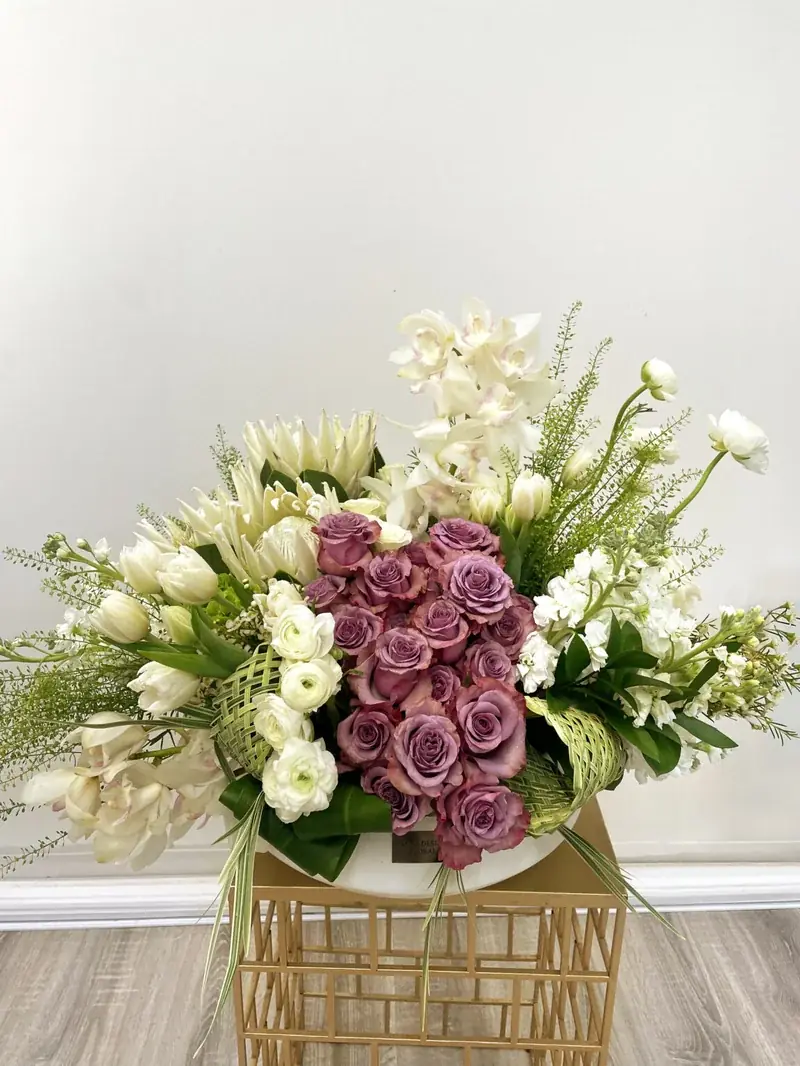 Lavender Dream - luxury flower arrangement Miami delivery